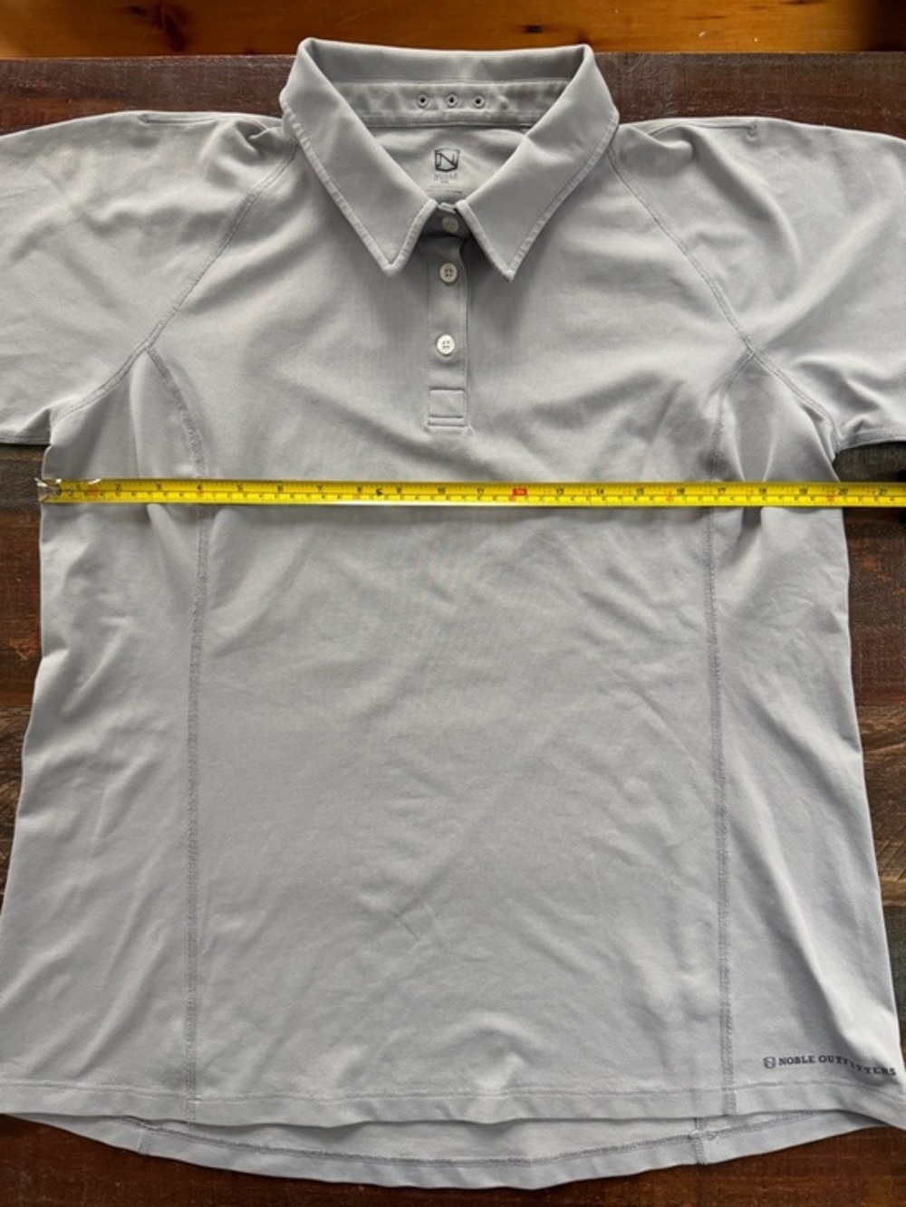 Noble Outfitters Women’s XXL Taupe/Gray Short Sleeve Performance Polo | SKU 0030